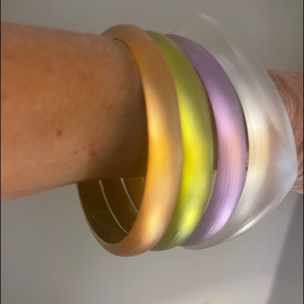 Original Alexis Bitar lucite bracelets